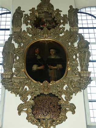 Rolof Petersen og Christine Stevelius 1673 Rolof Petersen,kaptajn, f. 1616 d. 1687, med hustru Christine Stevelius, f. 1612 d. 1698. 1670-79 Kbenhavns stift