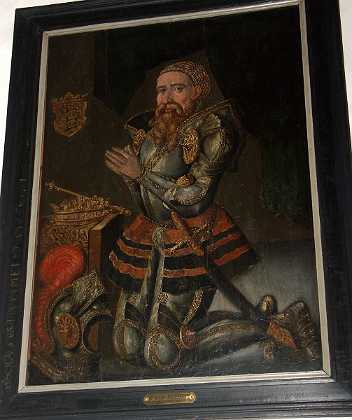 Kong Erik Emune Kong Erik Emune d. 1139.Malet 1550-75 Ribe stift