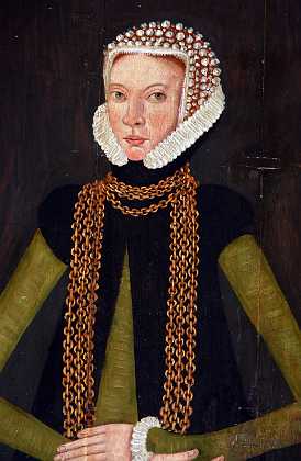 Laxmand og Ulfstand Poul Laxmand til Stenholt d.1557Thale Holgersdatter Ulfstand d. 1604 Altertavle fra 1588 1580-89 Sverige