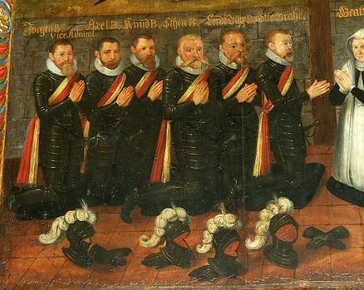 Kgerd kirke 1613 Otte Tychesn Brahe 1517-1571 med hustru Beate Clausdatter Bille 1526-1605 og deres brn Jrgen, Axel, Knud, Steen,...
