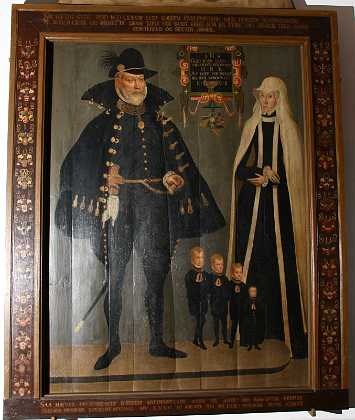 Rosenkrantz og Gyldenstierne 1578 Holger Rosenkrantz til Boller m.m. f. 1517 d. 1575Med anden hustru Karen Gyldenstierne f. 1544 d. 1613 1570-79 Århus...