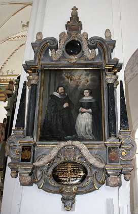 Jacob Mattiesen 1660 Biskop Jacob Matthiesen, f. 1602 d. 1660, med hustru Anna Casparsdatter Bartolin. 1660-69 Århus stift