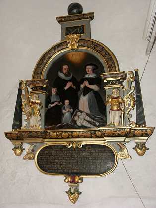 Knud Eschesøn Knud Eschesøn, sognepræst d. 1674 og hustru Anne Pedersdatter d. 1712 samt børn 1670-79 Århus stift