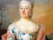 Anna Mller 1758 Anna Mller f. 1701 d. 1774 Gift med Jens Worm 1750-59 rhus stift