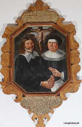 Jens Jespersen og Ellen Nielsdatter 1673 Jens Jespersen og hustru Ellen Nielsdatter. 1670-79 Roskilde stift