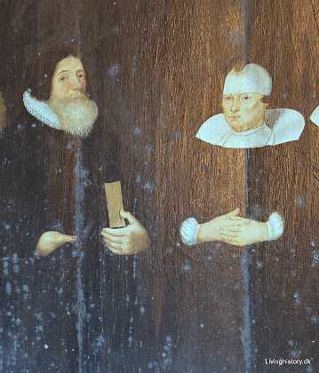 Aarsleff Pastor Hans Hansen Aarsleff f. 1629 d. 1667 med hustru og b�rn �rhus stift 1660-69