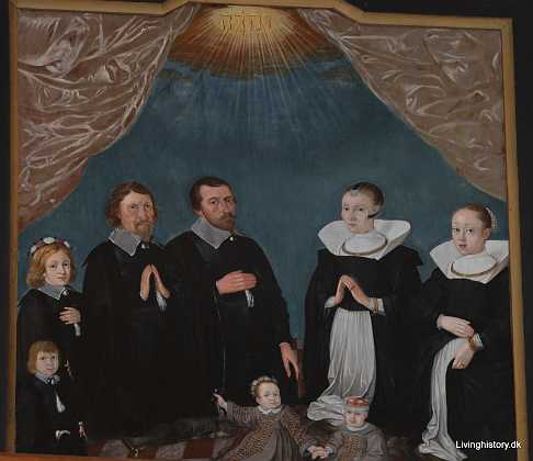 Ubekendt familie ca. 1650 Ubekendt familie. 1650-59 Lolland-Falster stift