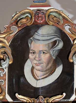 Tyge Sørensen og hustru ca. 1630 Tyge Sørensen rådmand. 1630-39 Lolland-Falster stift