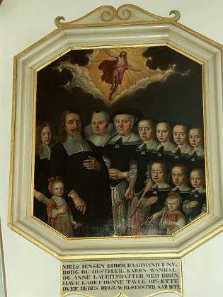 Niels Jensen Riber 1672 Niels Jensen Riber, rådmand samt hustruer Karen Wandal og Anne Lauritsdatter. 1670-79 Fyens stift
