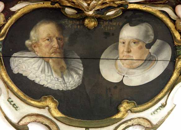 Jørgen Mortensen Krag 1640 Jørgen Mortensen Krag rådmand og kirkeværge d. 1645 og hustru Dorothea Nielsdatter Foss d. 1651. 1640-49 Fyens stift