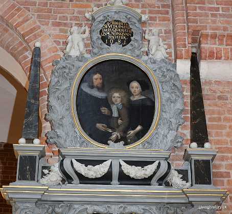 Christian Blichfeld og Kirsten Christensdatter 1681 Mag. Christian Blichfeld, sogneprst til Ringsted, provst, f. 1633 d. 1717, og hans frste hustru Kirsten...