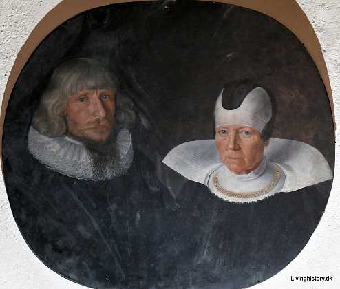 Ukendt Ukendt præst og frue, 1660-69, Skåne Sverige