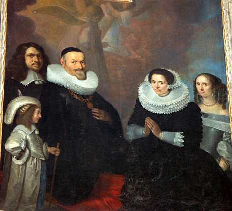 Johannes Meursius ca. 1630+1660 Johannes Meursius professor f. 1579 d. 1639 og hustru Anna Catharina van Bilderbeeck samt deres børn. 1630-39 1660-69...