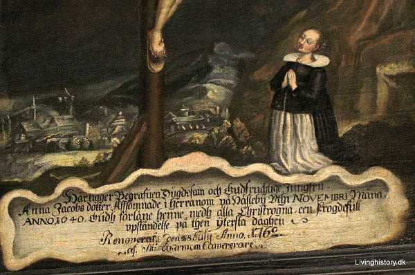 Anna Jacobsdotter Anna Jacobsdotter fra Hsselby, d. 1640. Antagelig en af dtrene p Hsselby grd. Sknt hun kaldes jungfru p...