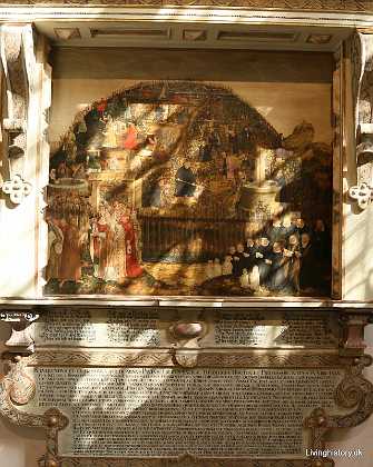 5 Pr�st Paul Eber f. 1511 d. 1569 med husruen Magarethe Pfleumin og familien. Malet af Lucas Cranach den y. 1560-69