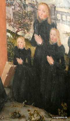 7 Caspar Niemeck d. 1562 med sin familie. Malet af Lucas Cranach den y. 1564