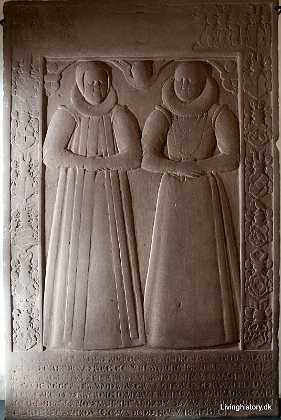 Vibeke Beck og Elline Galde Vibeke Jokumsdatter Beck til Beckeskov, og datter Jomfru Elline Galde f. 1561, d. 1606. Far Tønne Galde til Åby mm. er...