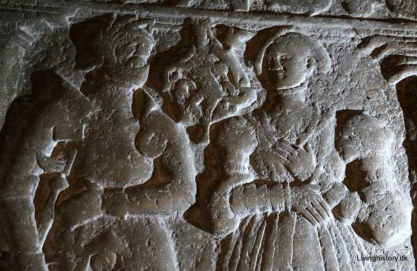Arild Urup og Gissel Podebusk Arild Urup til Ugerup, f. 1528 d. 1587. Gissel Clausdatter Podebusk, d. 1557. Sverige, 1550-59