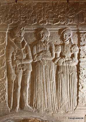 Maurids Skave, Elline Bille og Anne Skave Maurids Skave, til Eskildstrup d. 1532. Hustru Elline Steensdatter Bille, d. 1559. Datter Anne Mauridsdatter Skave, d....