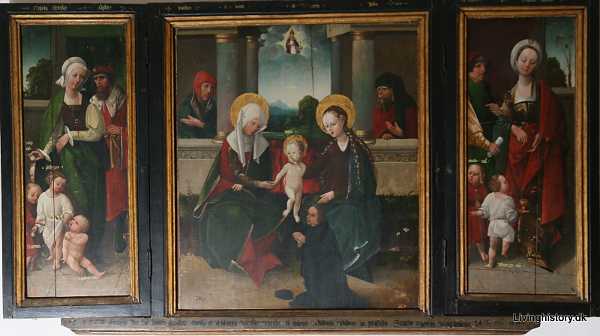Altertavle fra Rislev, Bo Madsen Bo Madsen, Boetius Mathiæ, d. 1547. Præst ved Rislev kirke Altertavle fra 1522. Er efterfølgende flyttet fra Rislev til...