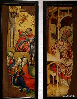 Altarpiece to St Nicholas Altarpiece to St Nicholas, St. Mary's Church, Lübeck 1400-09 Tyskland