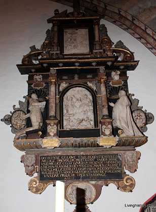 Hans von der Wisch Hans von der Wisch til Nordby m.m. d. 1613. Hustru Magdalene Joachimsdatter Rantzau f. 1556 d. 1620. Tyskland, 1610-19